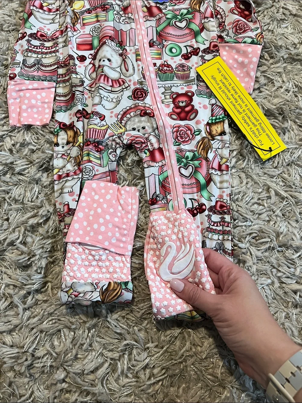 Sugar Swan Zippy Pajamas